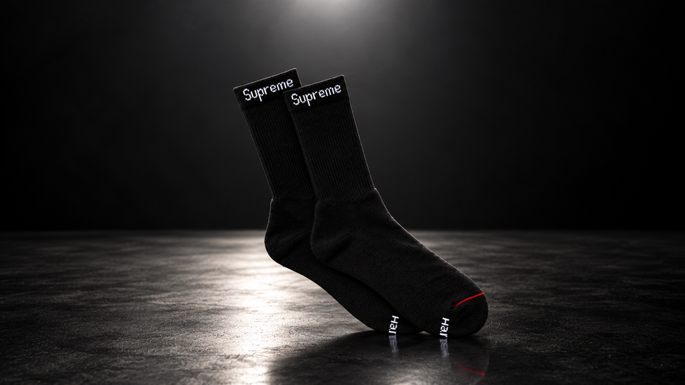 Inspired By "Supreme Black Socks"